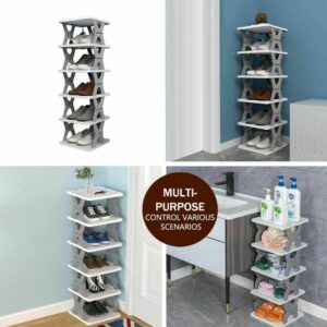Alternative view of Multi-Layer Foldable Shoe Rack