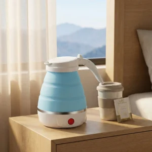 Compact Space-Saving Travel Electric Kettle